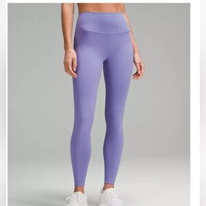 Dark lavender lululemon workout set